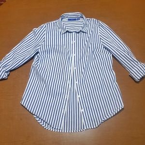 Striped button up